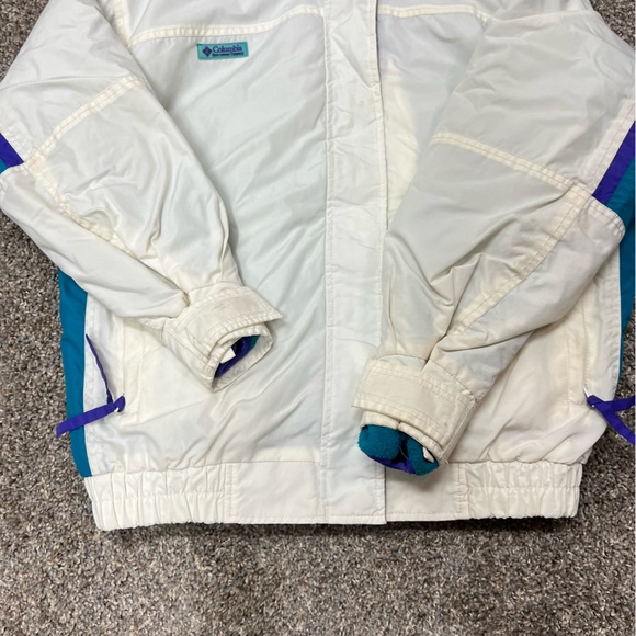 Vintage Columbia ski jacket womens size small 2 in 1 bugaboo retro made in USA - Picture 13 of 16